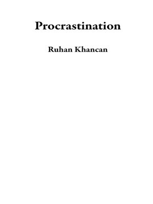 cover image of Procrastination